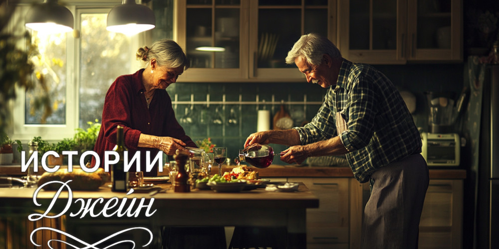 — Вы в гости припелись с пустыми руками, еще и хвалитесь что здесь готовить не надо — Мужчина, прикидывающий себя хозяином, внук и сын по совместительству